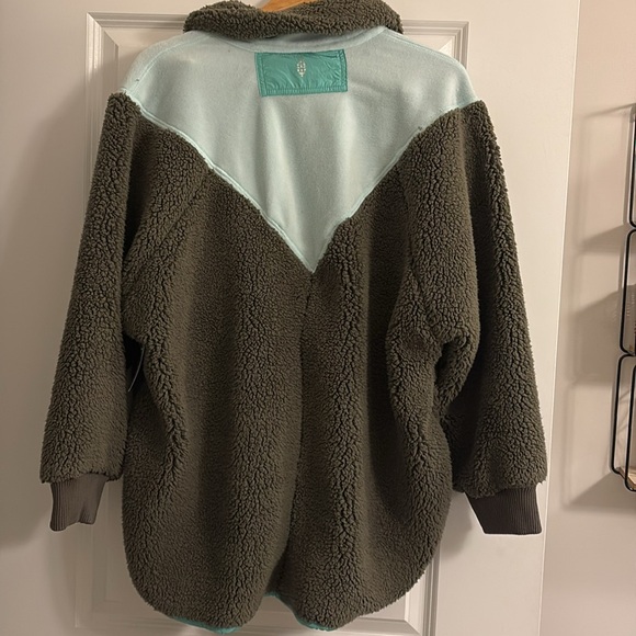 Free People Movement Fall to Rise Fleece Quarter Snap Medium - Picture 3 of 6